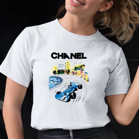 chanel f1 shirt where to buy|chanel's formula 1 shirts.